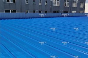 蕪湖濾森凈化設備廠房立面彩鋼瓦翻新施工